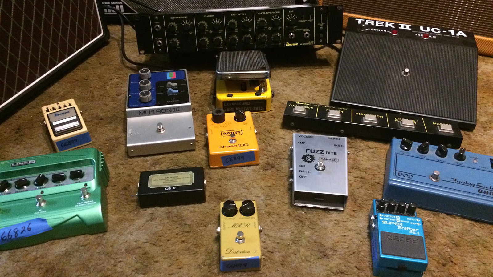 Assorted Effects Pedals